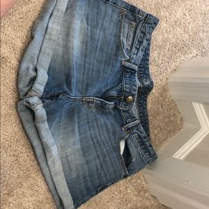 Denim shorts